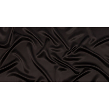 Silk Charmeuse 44" - Deep Charcoal - Premium Collection