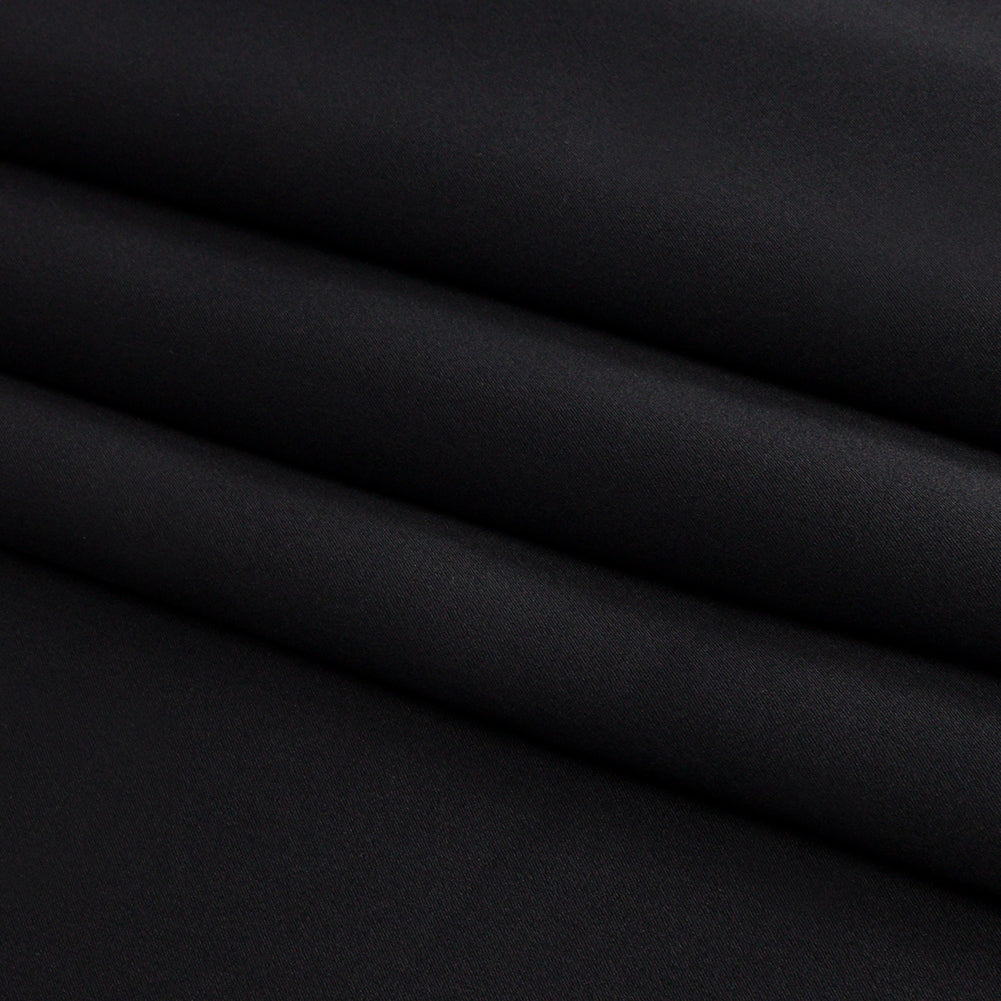 Silk Charmeuse 44" - Black - Premium Collection