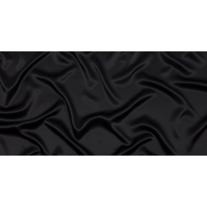 Silk Charmeuse 44" - Black - Premium Collection