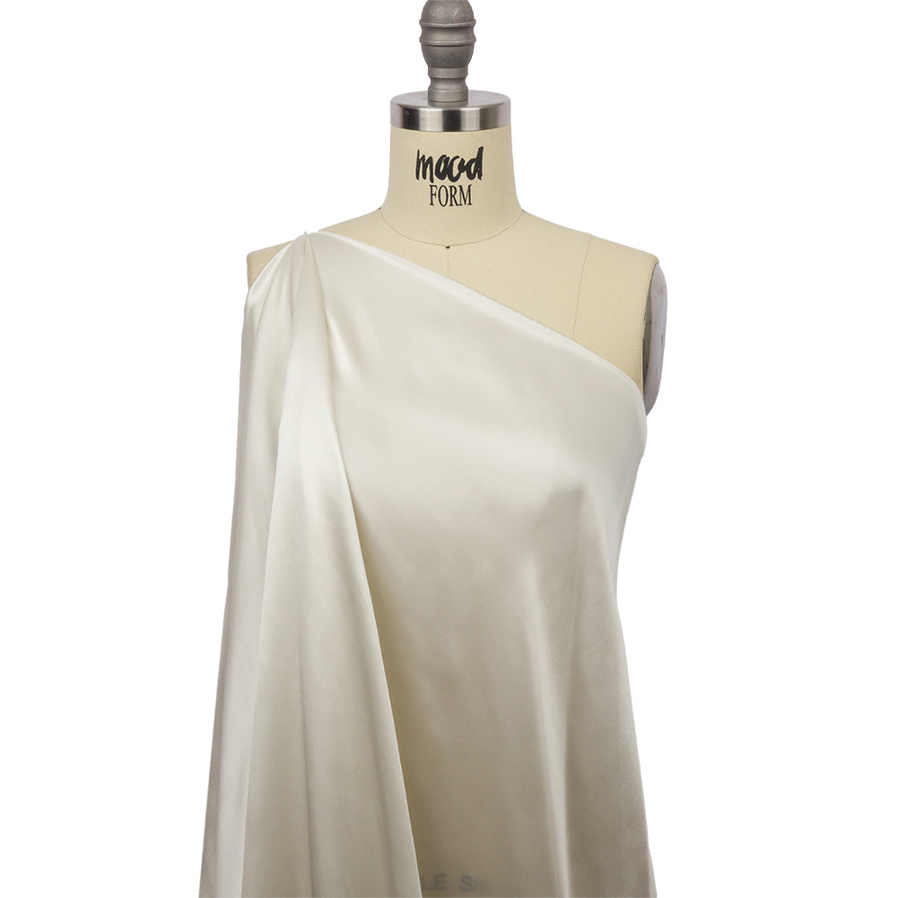 Charmeuse de seda de 54" - Blanco antiguo - Colección Premium