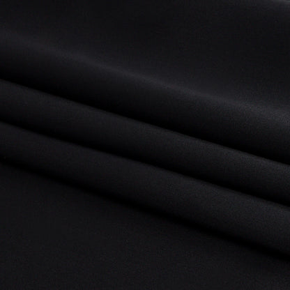 Silk Charmeuse 54" - Black - Premium Collection