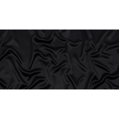 Silk Charmeuse 54" - Black - Premium Collection