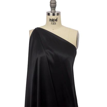 Silk Charmeuse 54" - Black - Premium Collection