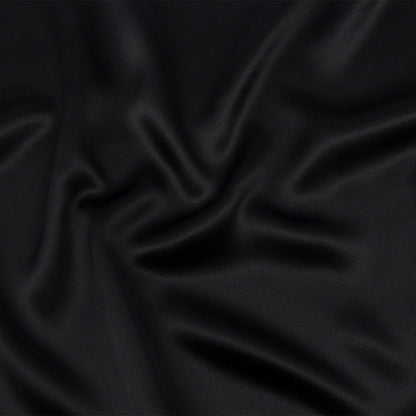 Silk Charmeuse 54" - Black - Premium Collection