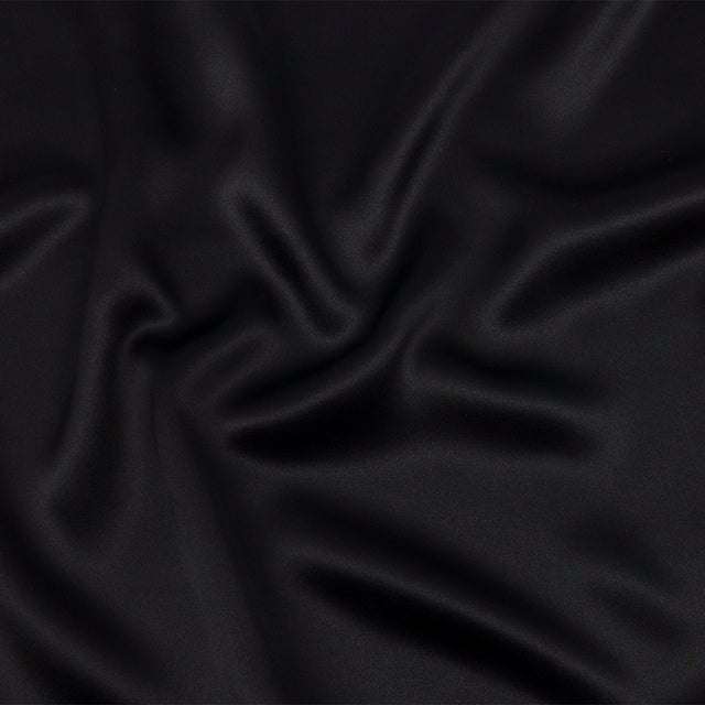 Silk Charmeuse 54" - Black - Premium Collection