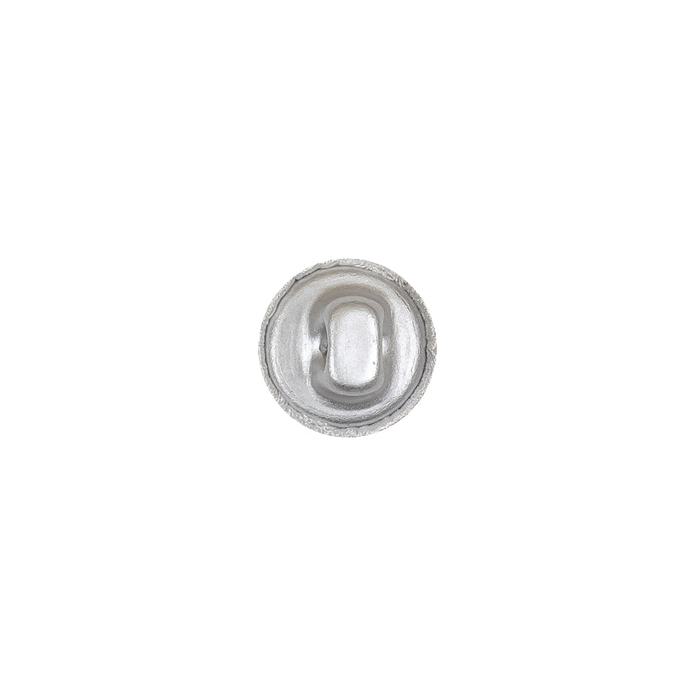 Mood Exclusive Bright White Silk Covered Button - 16L/10mm - Detail