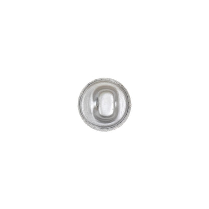 Mood Exclusive Bright White Silk Covered Button - 16L/10mm