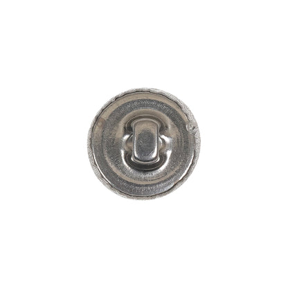Mood Exclusive Bright White Silk Covered Button - 24L/15mm
