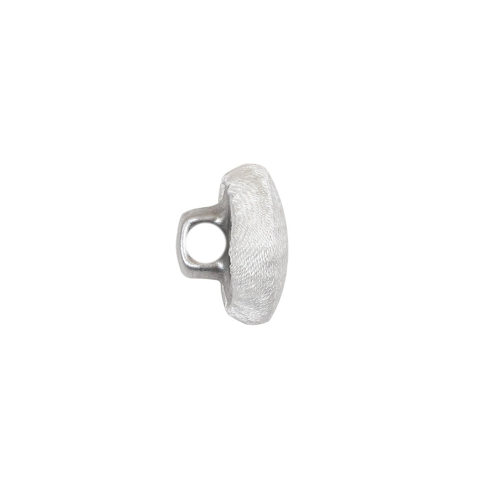 Mood Exclusive Whisper White Silk Covered Button - 20L/12.5mm