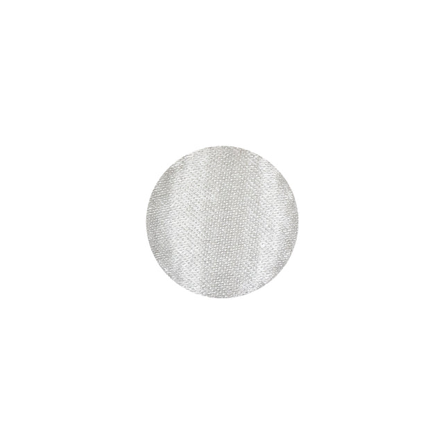 Mood Exclusive Whisper White Silk Covered Button - 20L/12.5mm