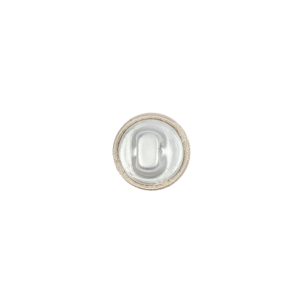 Mood Exclusive Tapioca Silk Covered Button - 16L/10mm