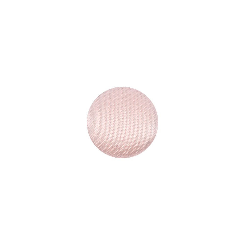 Mood Exclusive Veiled Rose Silk Covered Button - 18L/11.5mm