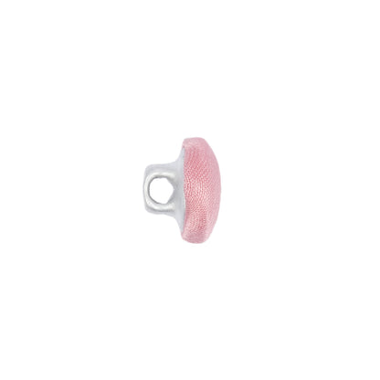 Mood Exclusive Candy Pink Silk Covered Button - 18L/11.5mm