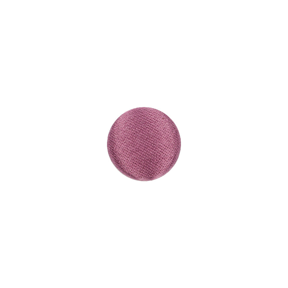 Mood Exclusive Crushed Berry Silk Covered Button - 16L/10mm