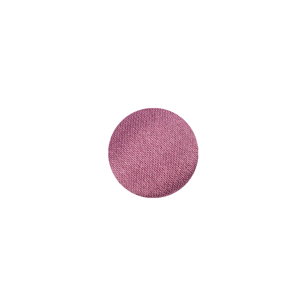 Mood Exclusive Crushed Berry Silk Covered Button - 18L/11.5mm