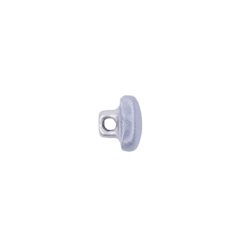 Mood Exclusive Icelandic Blue Silk Covered Button - 16L/10mm Folded