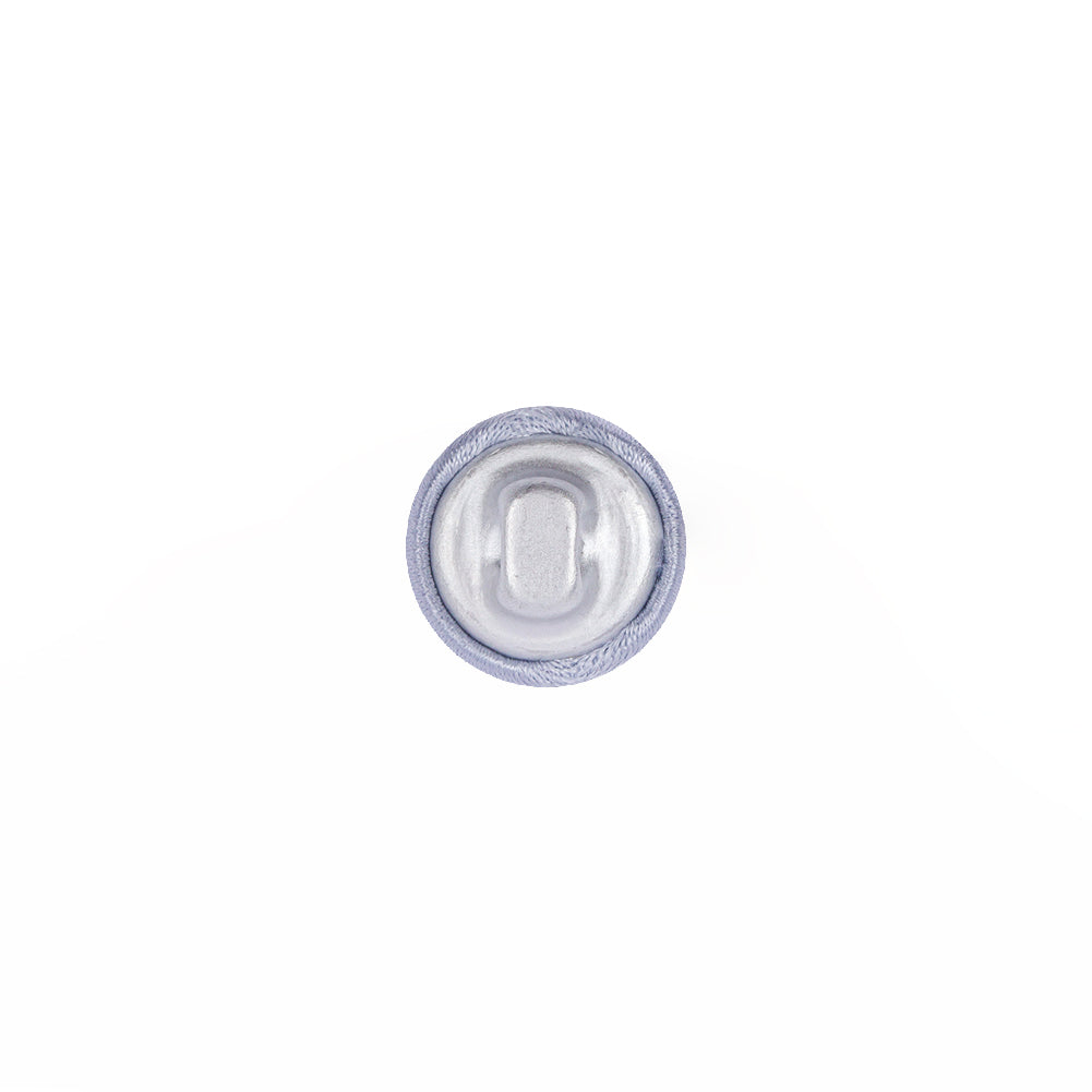 Mood Exclusive Icelandic Blue Silk Covered Button - 16L/10mm Detail