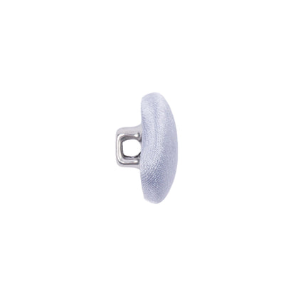 Mood Exclusive Icelandic Blue Silk Covered Button - 24L/15mm Folded
