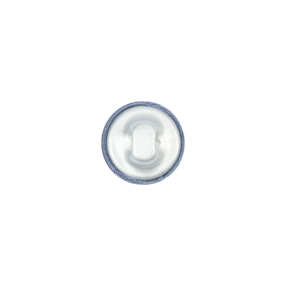 Mood Exclusive Infinity Blue Silk Covered Button - 18L/11.5mm