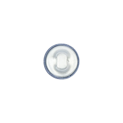Mood Exclusive Infinity Blue Silk Covered Button - 18L/11.5mm