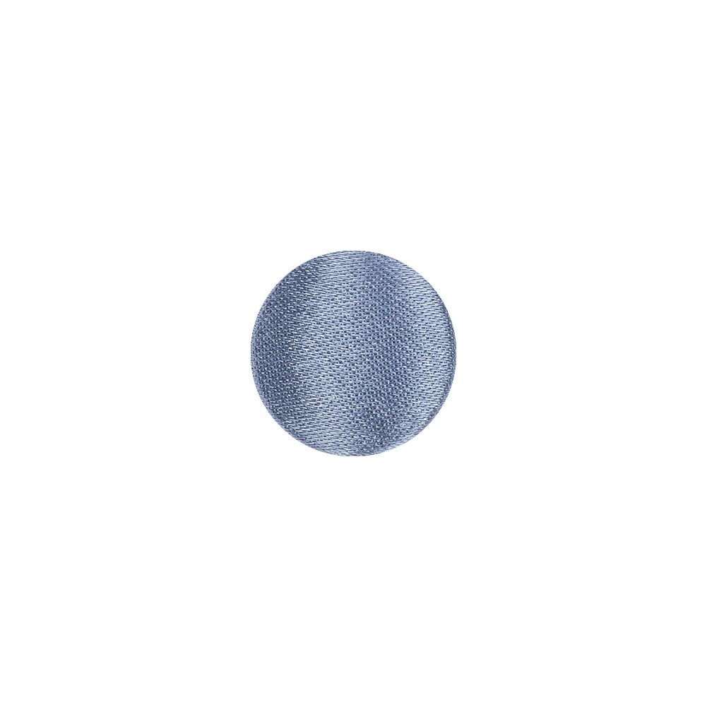 Mood Exclusive Infinity Blue Silk Covered Button - 18L/11.5mm