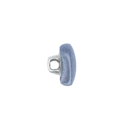 Mood Exclusive Infinity Blue Silk Covered Button - 20L/12.5mm