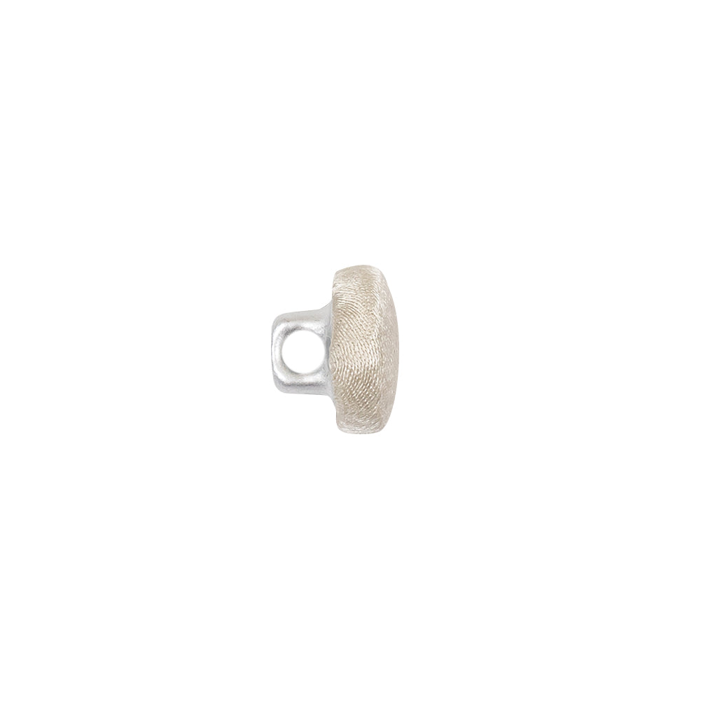 Mood Exclusive Ivory Silk Covered Button - 16L/10mm