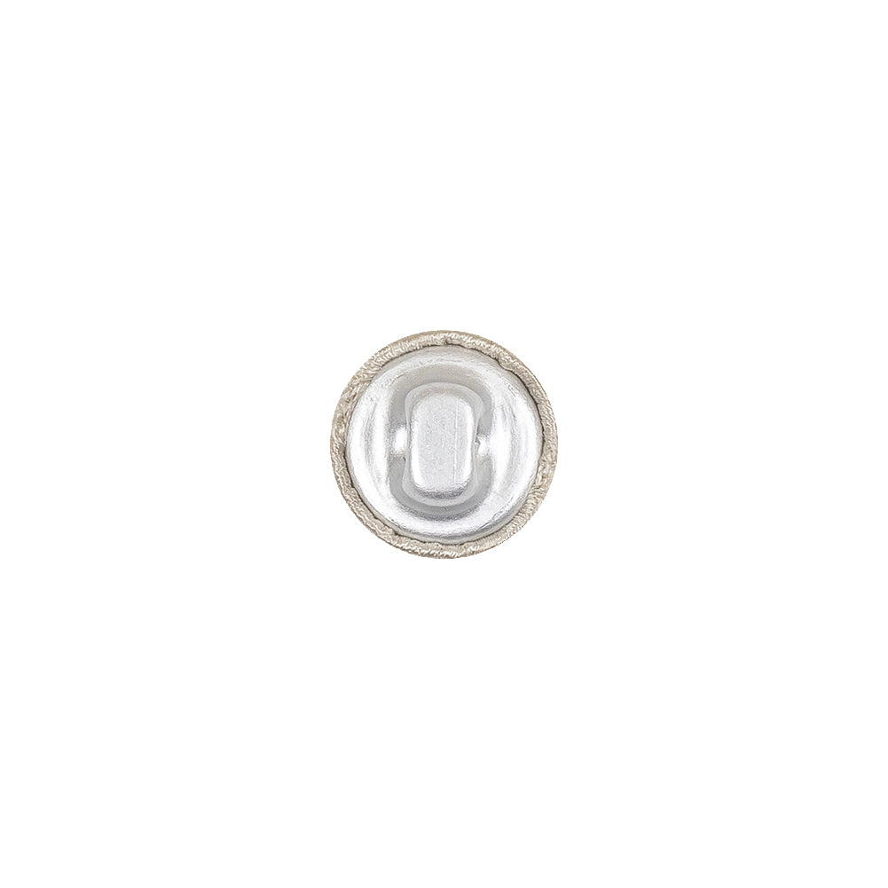 Mood Exclusive Ivory Silk Covered Button - 16L/10mm