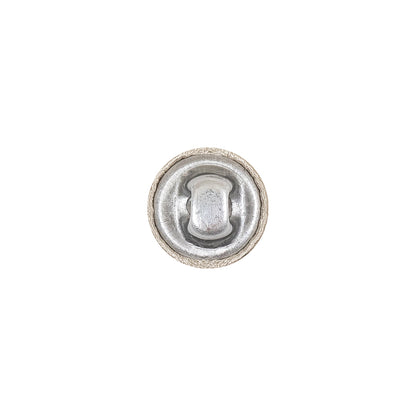 Mood Exclusive Ivory Silk Covered Button - 18L/11.5mm