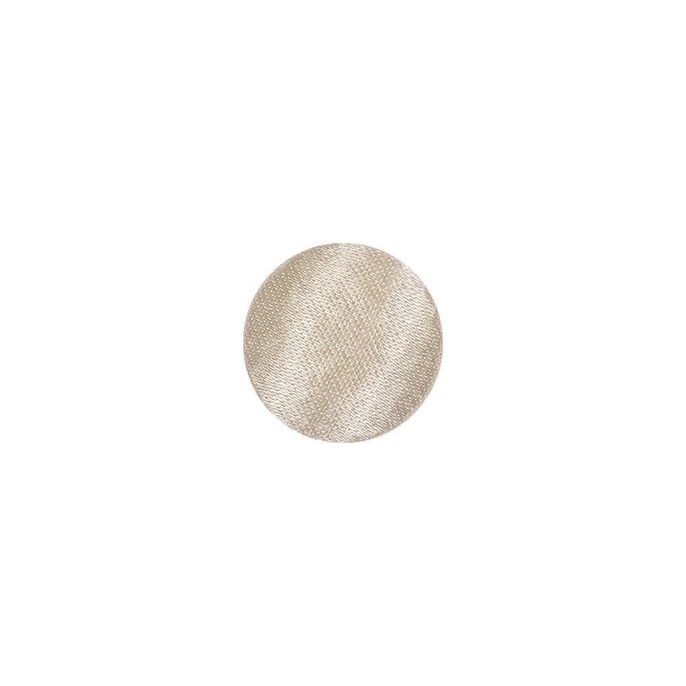 Mood Exclusive Ivory Silk Covered Button - 18L/11.5mm