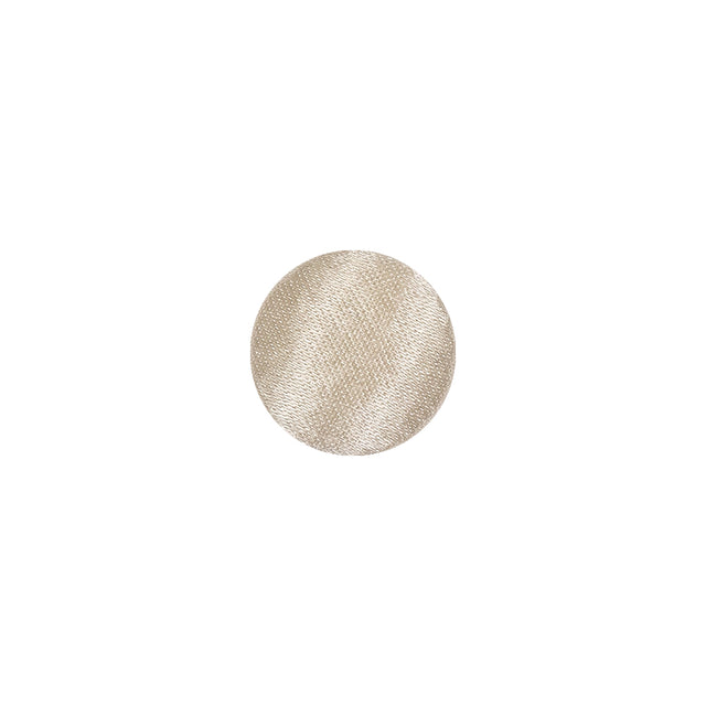 Mood Exclusive Ivory Silk Covered Button - 18L/11.5mm