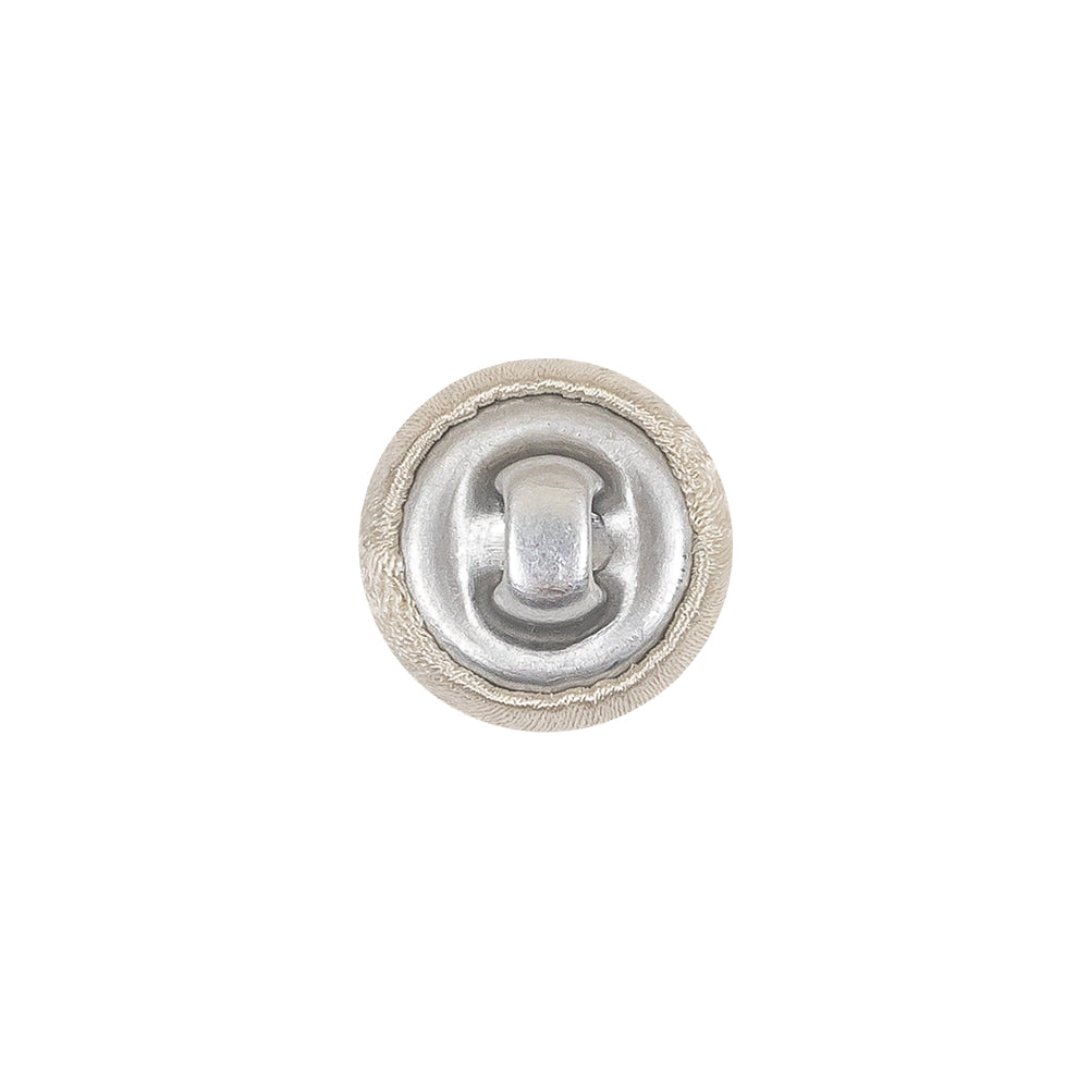 Mood Exclusive Ivory Silk Covered Button - 20L/12.5mm