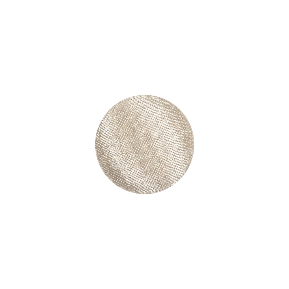 Mood Exclusive Ivory Silk Covered Button - 20L/12.5mm