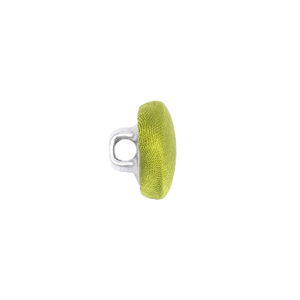 Mood Exclusive Peridot Silk Covered Button - 20L/12.5mm
