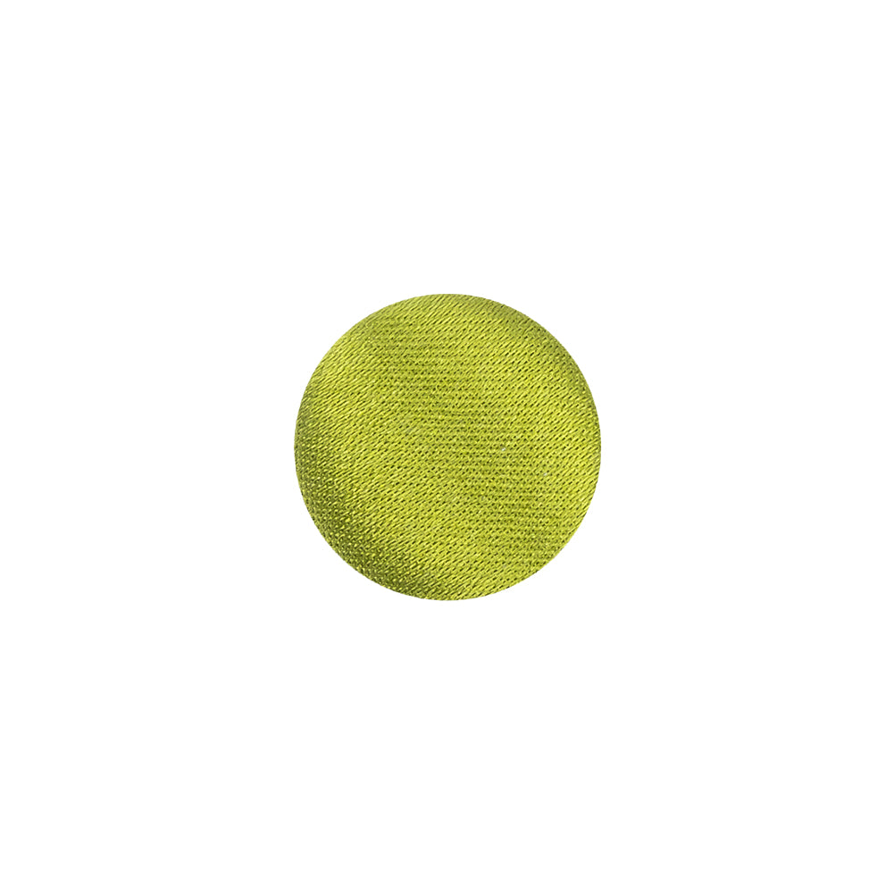 Mood Exclusive Peridot Silk Covered Button - 20L/12.5mm