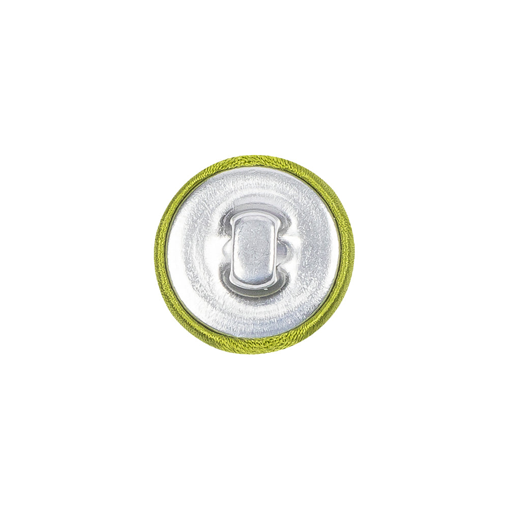 Mood Exclusive Peridot Silk Covered Button - 24L/15mm