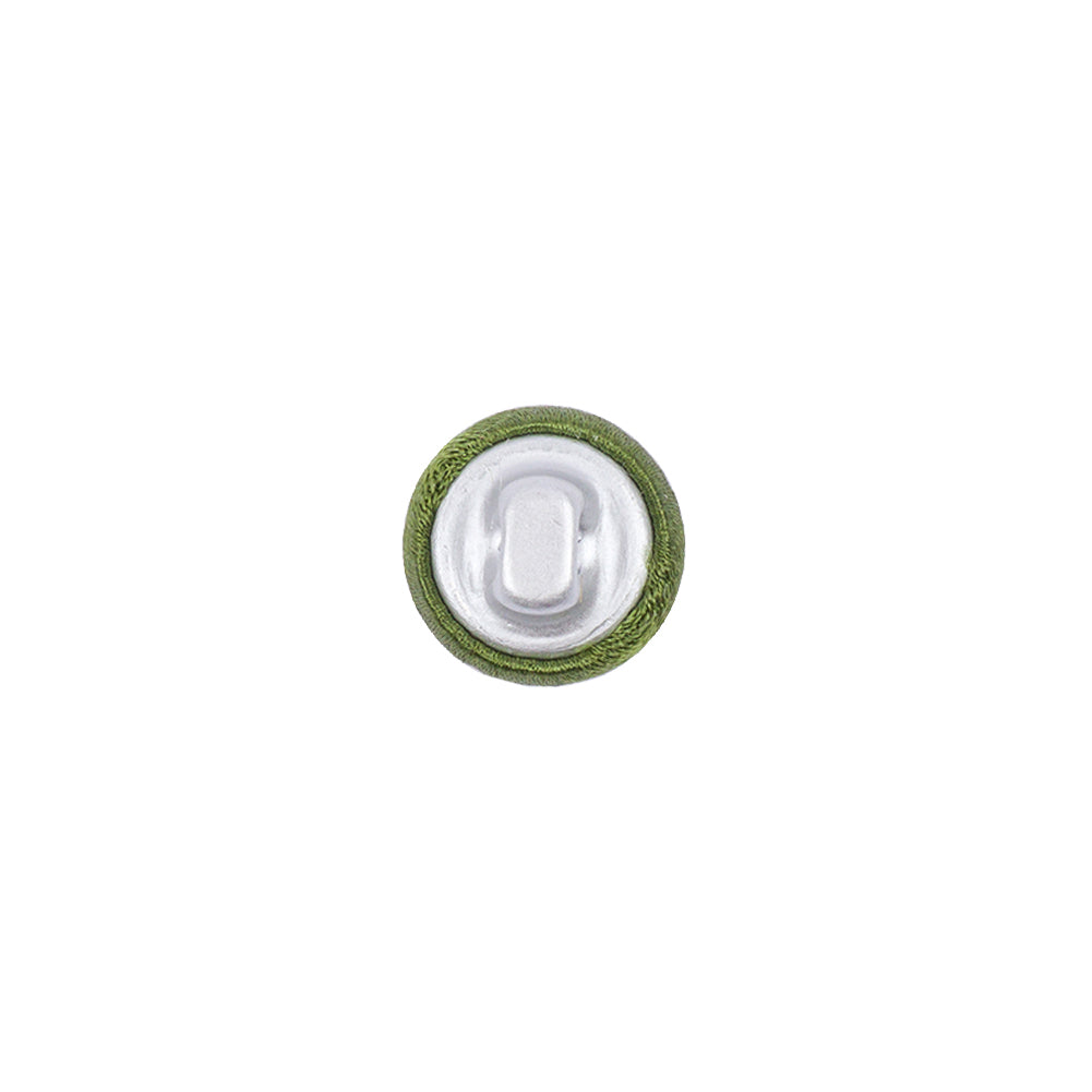 Mood Exclusive Pesto Silk Covered Button - 16L/10mm Detail