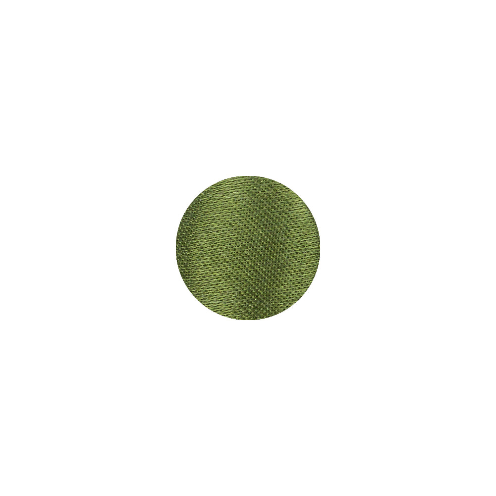 Mood Exclusive Pesto Silk Covered Button - 18L/11.5mm