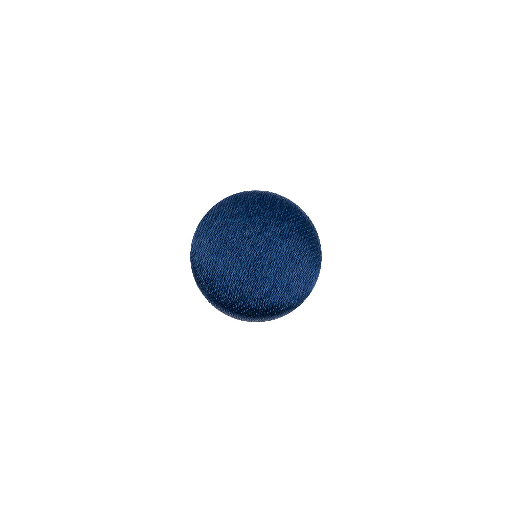 Mood Exclusive Estate Blue Silk Covered Button - 16L/10mm