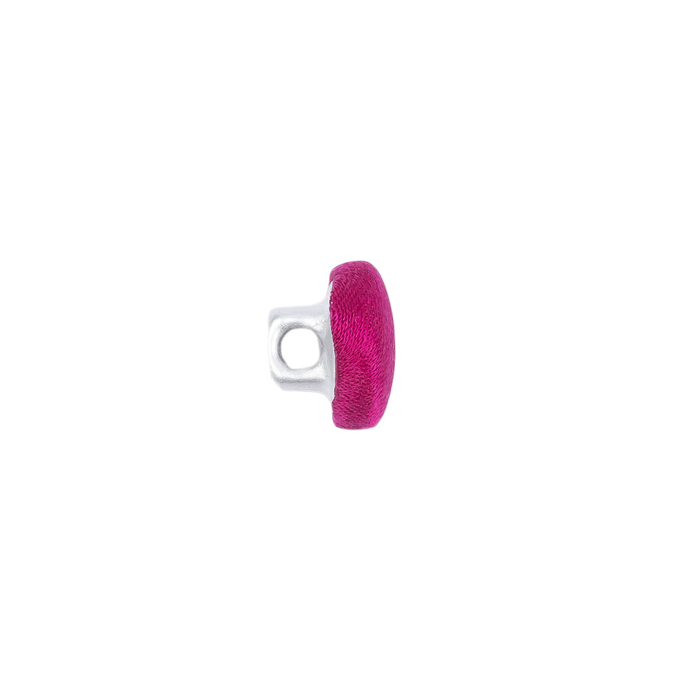 Mood Exclusive Magenta Haze Silk Covered Button - 16L/10mm