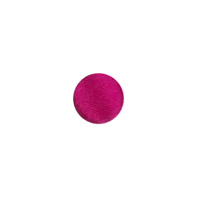 Mood Exclusive Magenta Haze Silk Covered Button - 16L/10mm