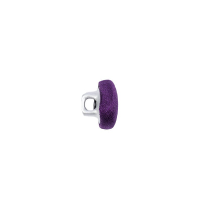 Mood Exclusive Majesty Purple Silk Covered Button - 16L/10mm Detail