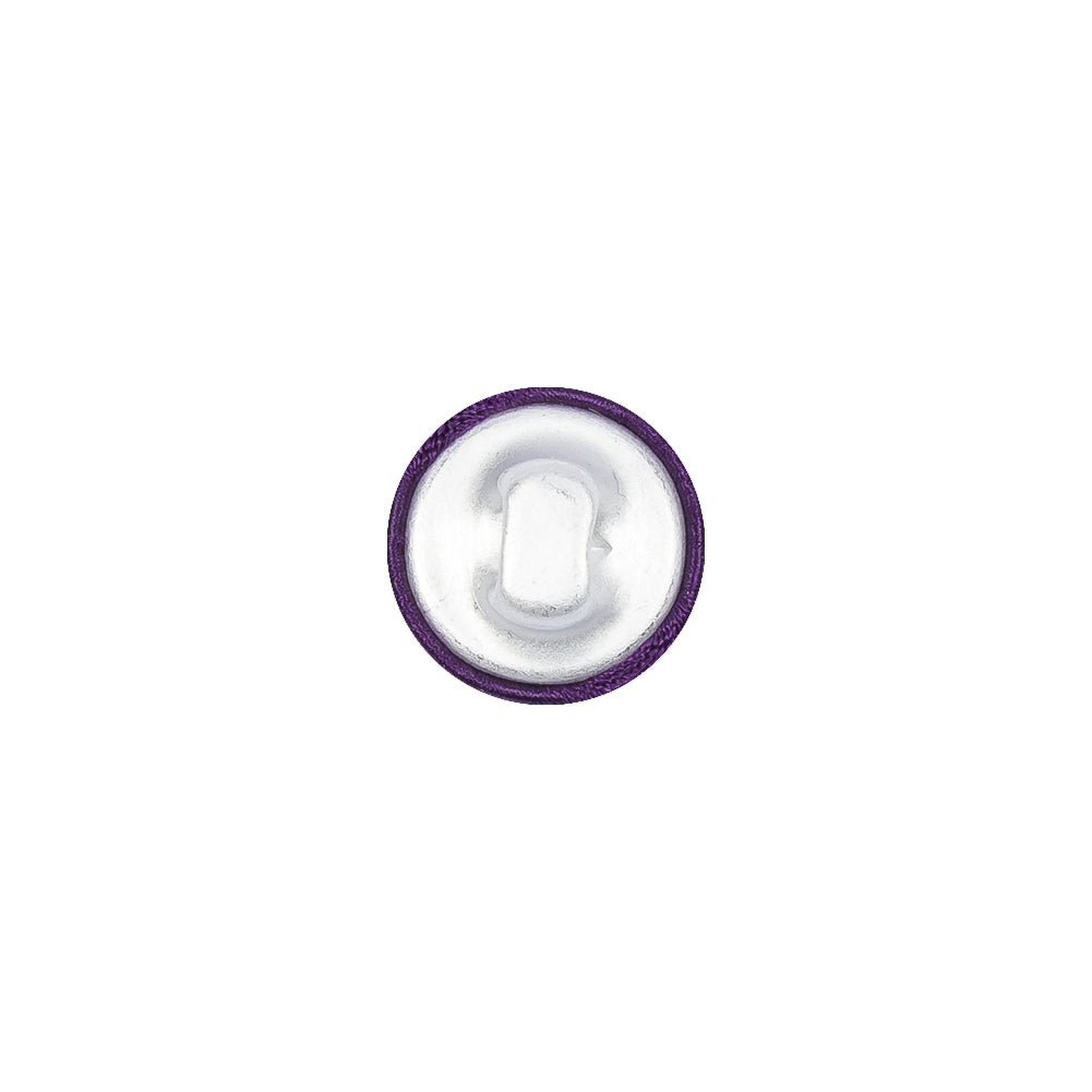 Mood Exclusive Majesty Purple Silk Covered Button - 18L/11.5mm