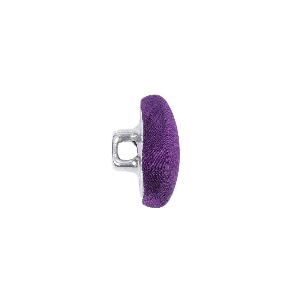 Mood Exclusive Majesty Purple Silk Covered Button - 24L/15mm