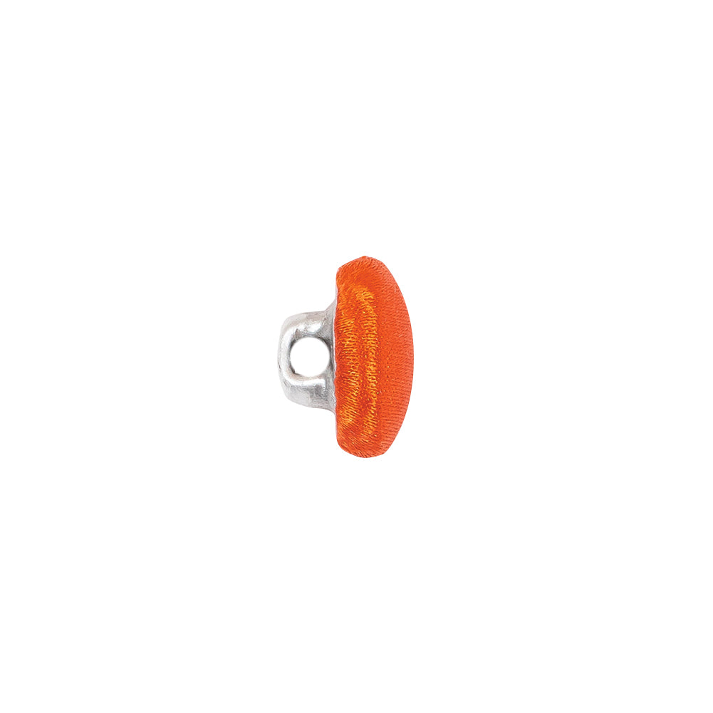 Mood Exclusive Burnt Orange Silk Covered Button - 18L/11.5mm