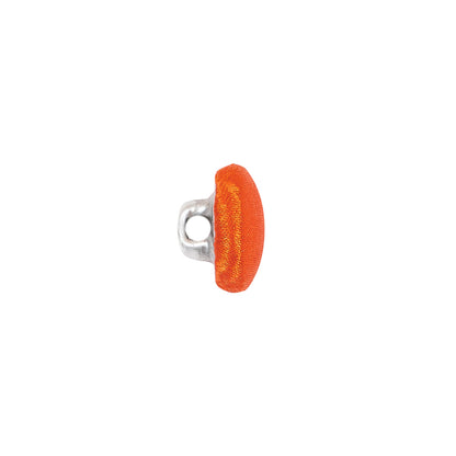 Mood Exclusive Burnt Orange Silk Covered Button - 18L/11.5mm