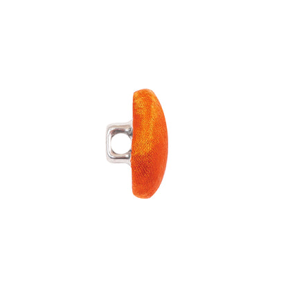 Mood Exclusive Burnt Orange Silk Covered Button - 24L/15mm