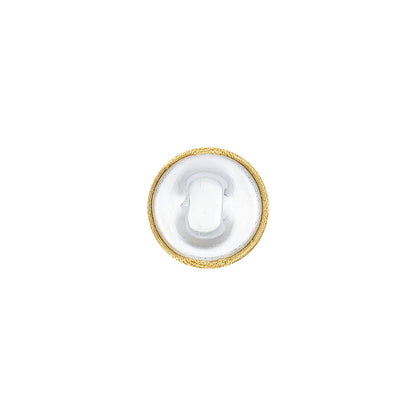 Mood Exclusive Gold Silk Covered Button - 18L/11.5mm