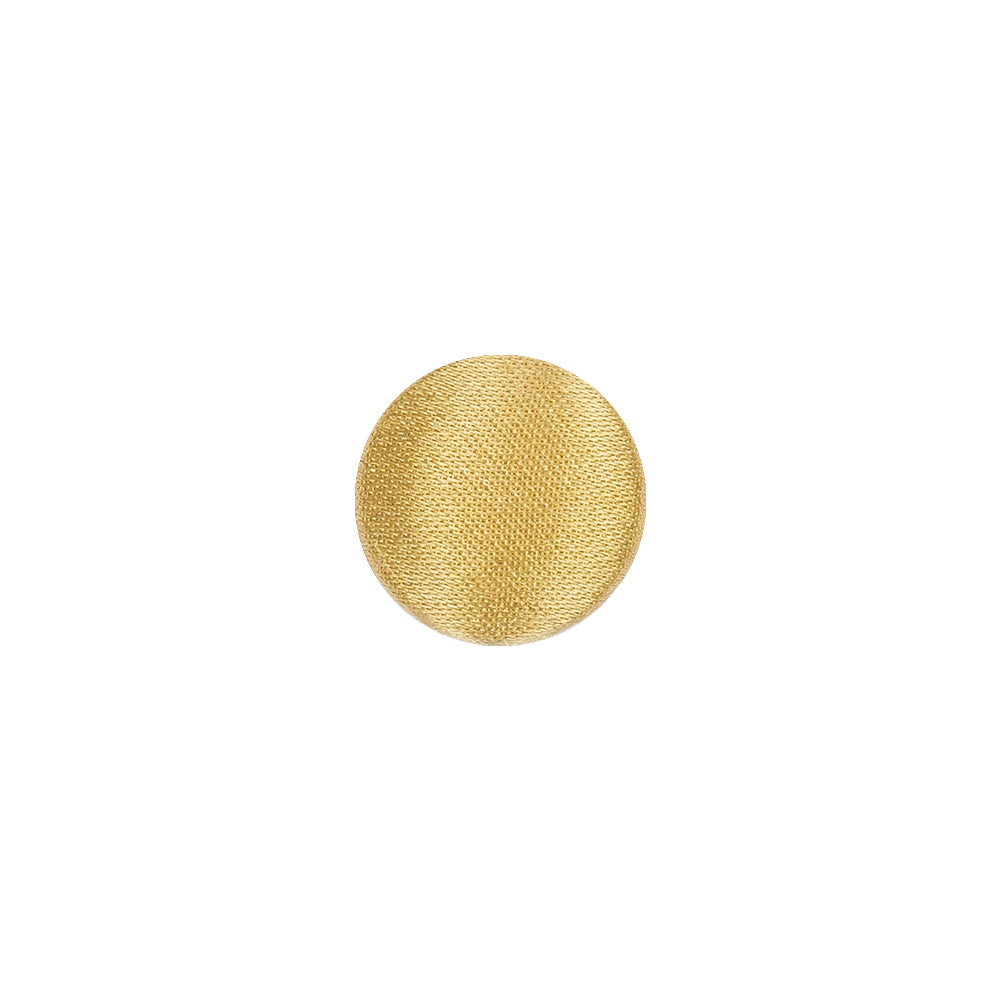 Mood Exclusive Gold Silk Covered Button - 18L/11.5mm