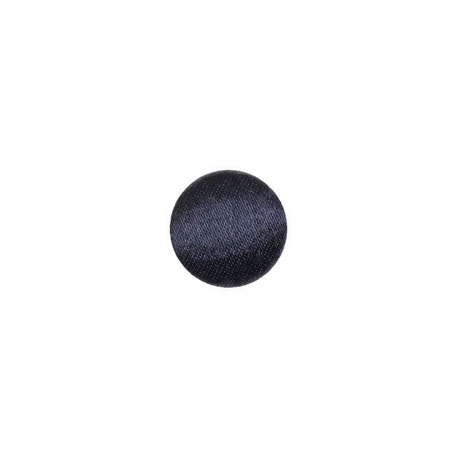 Mood Exclusive Navy Silk Covered Button - 16L/10mm
